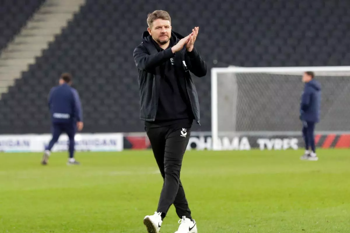 MK Dons manager Mark Jackson