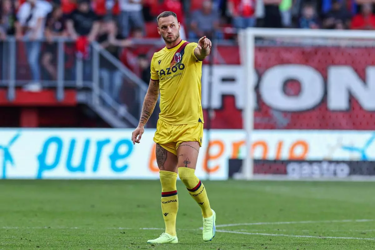 Marko Arnautovic of Bologna