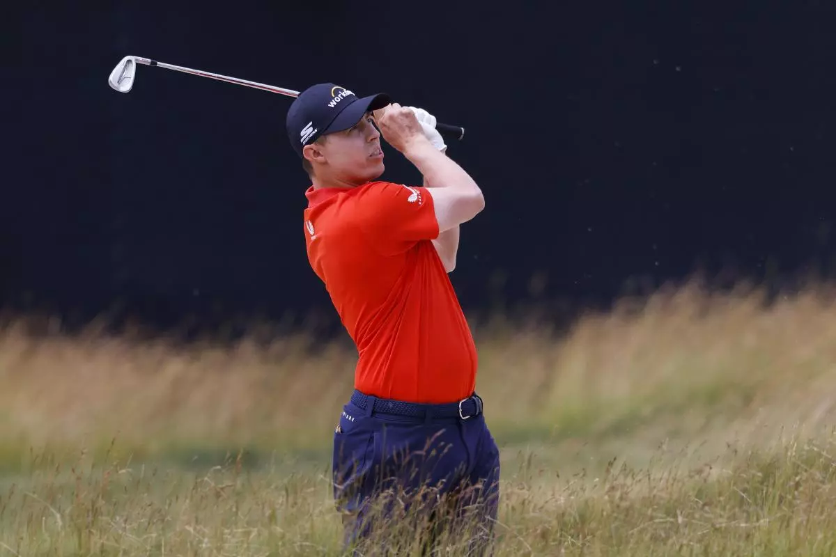 Matt Fitzpatrick at the US Open