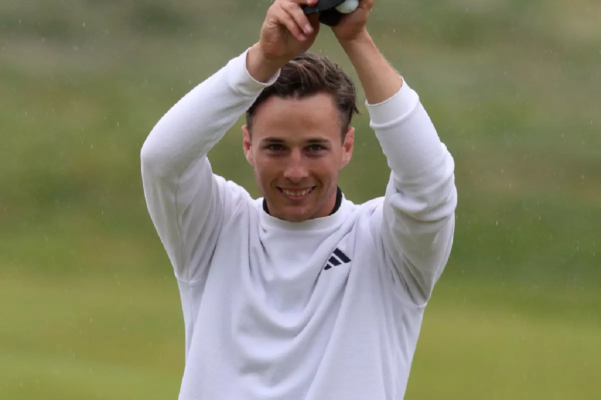 Matthew Jordan at the Open