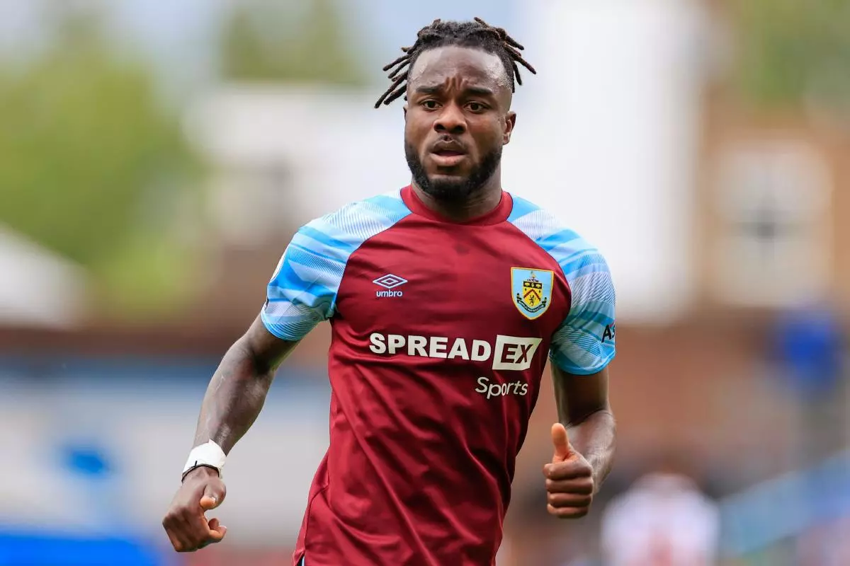 Maxwel Cornet in action for Burnley