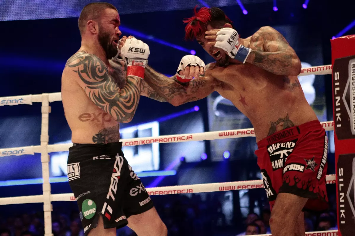 Michal Materla and Kendall Grove at KSW