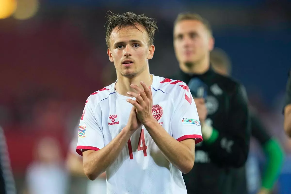 Mikkel Damsgaard of Denmark 