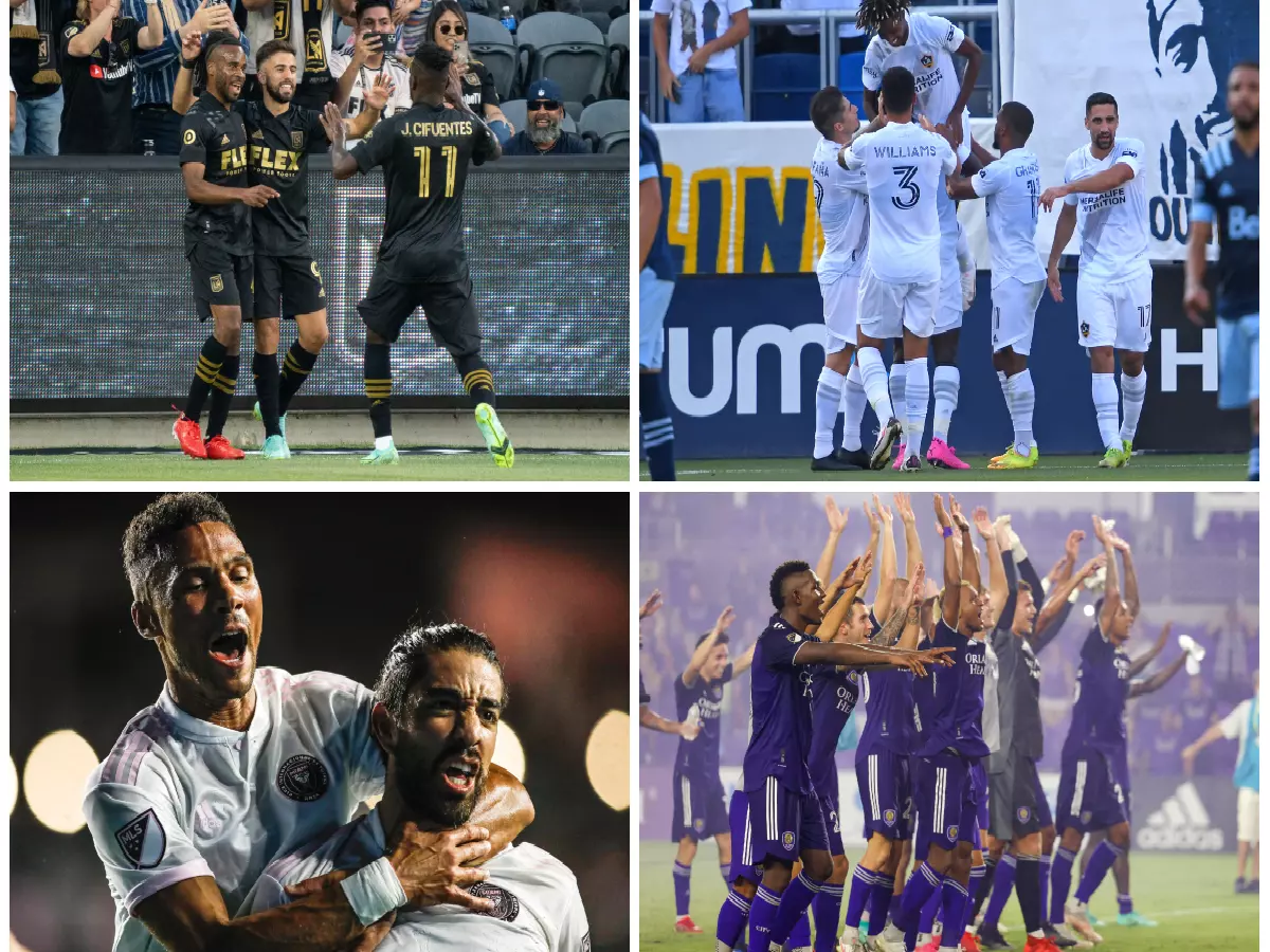 Collage featuring the two derby's featured this weekend, the Florida derby and El Trafico