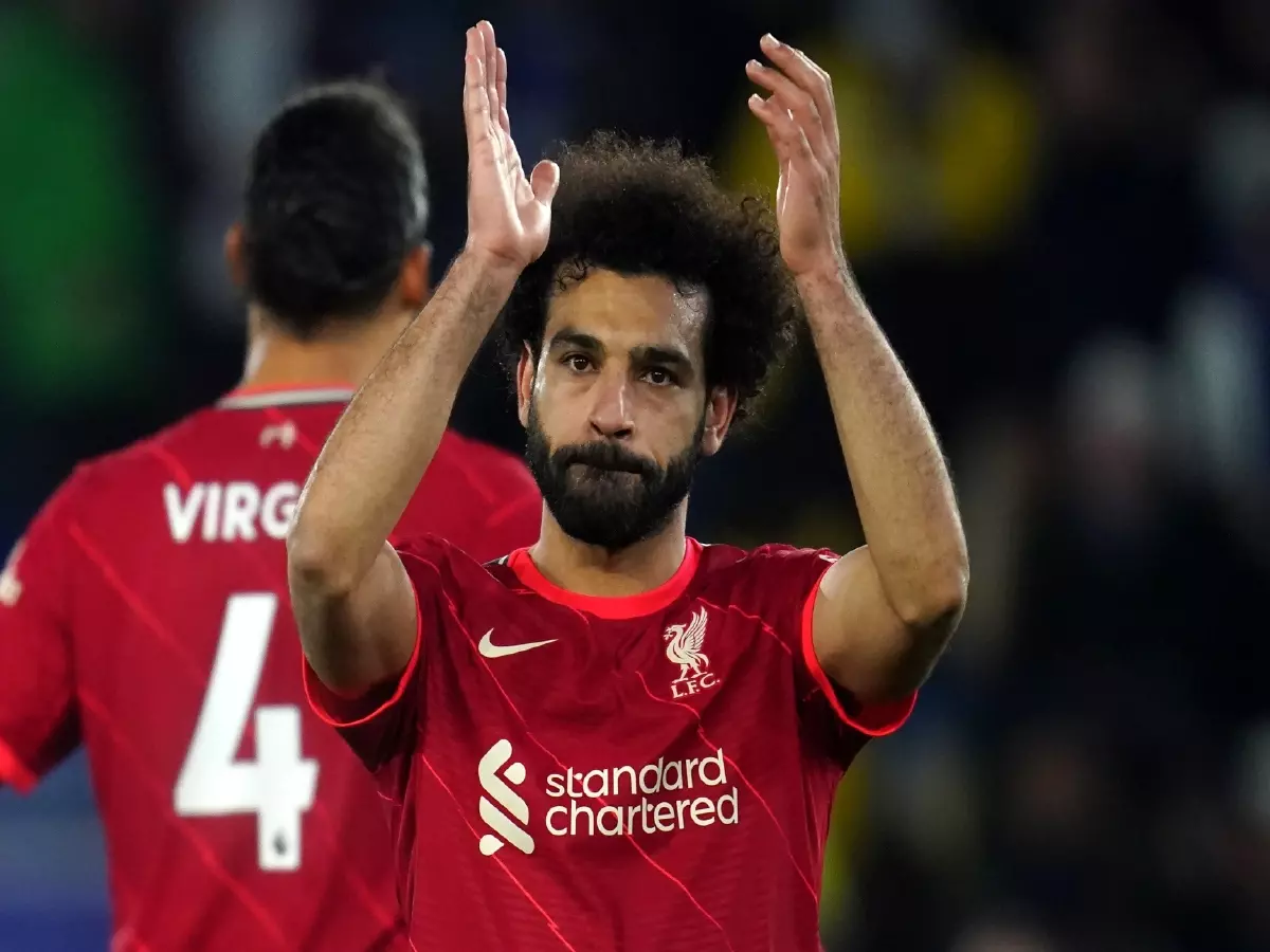 Mohamed Salah dejected Liverpool lose at Leicester Dec21