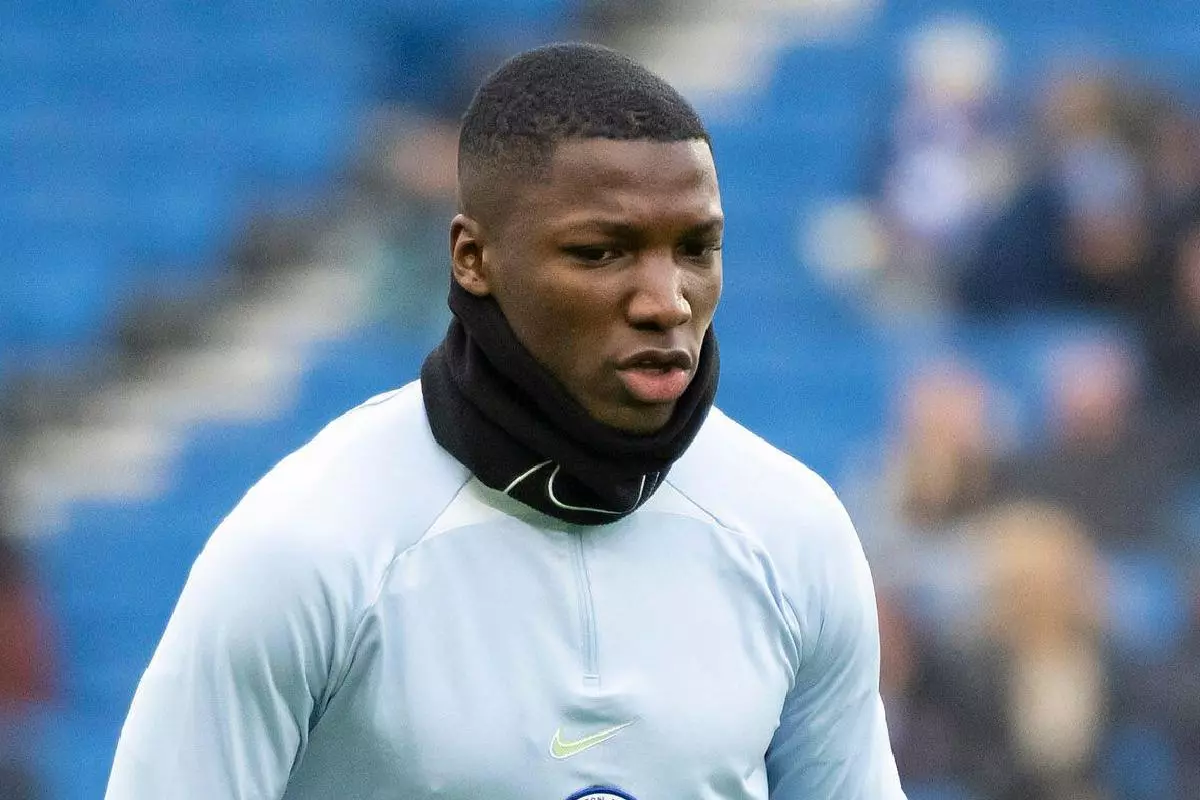 Moises Caicedo of Brighton 18 Feb 2023