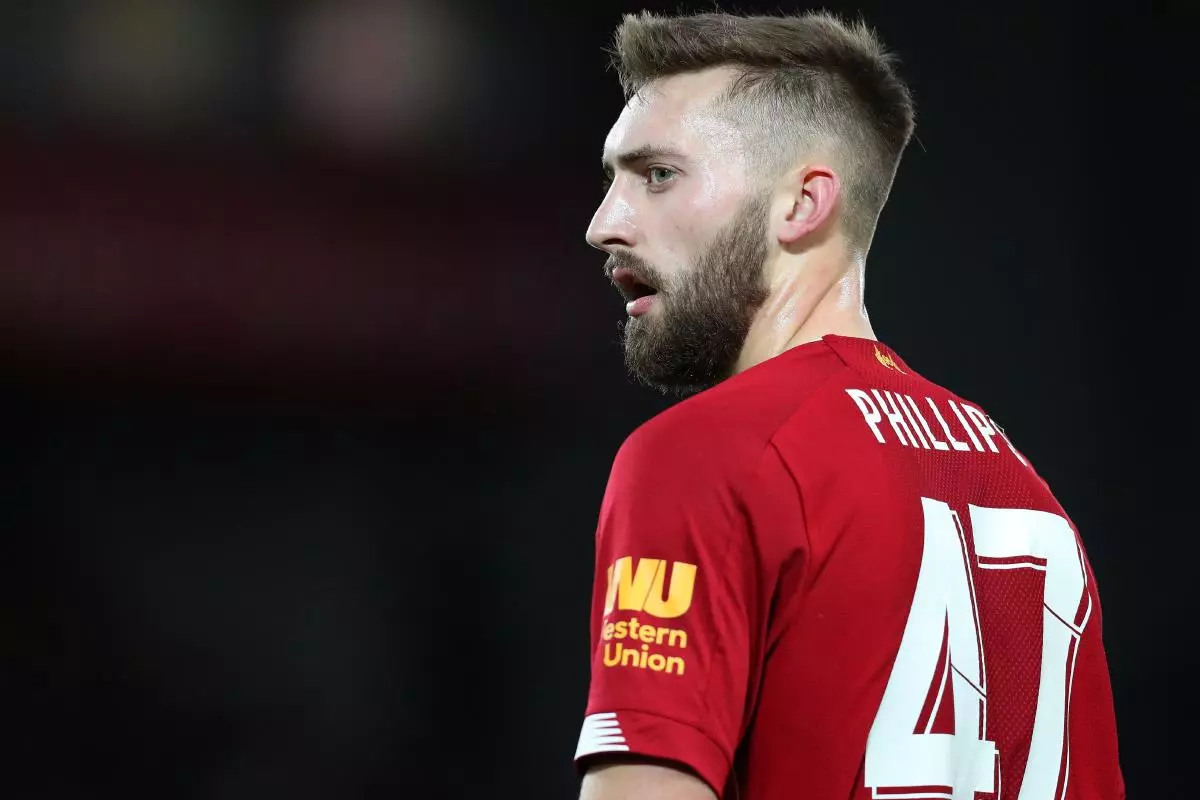 Nat Phillips of Liverpool