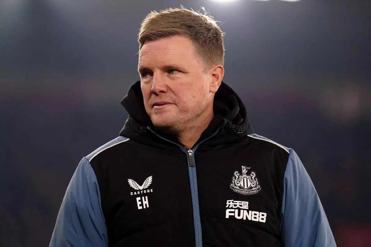 Newcastle United manager Eddie Howe