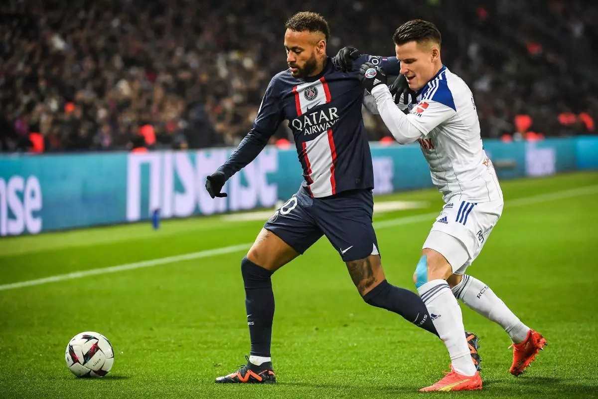 Neymar Jr in action for PSG