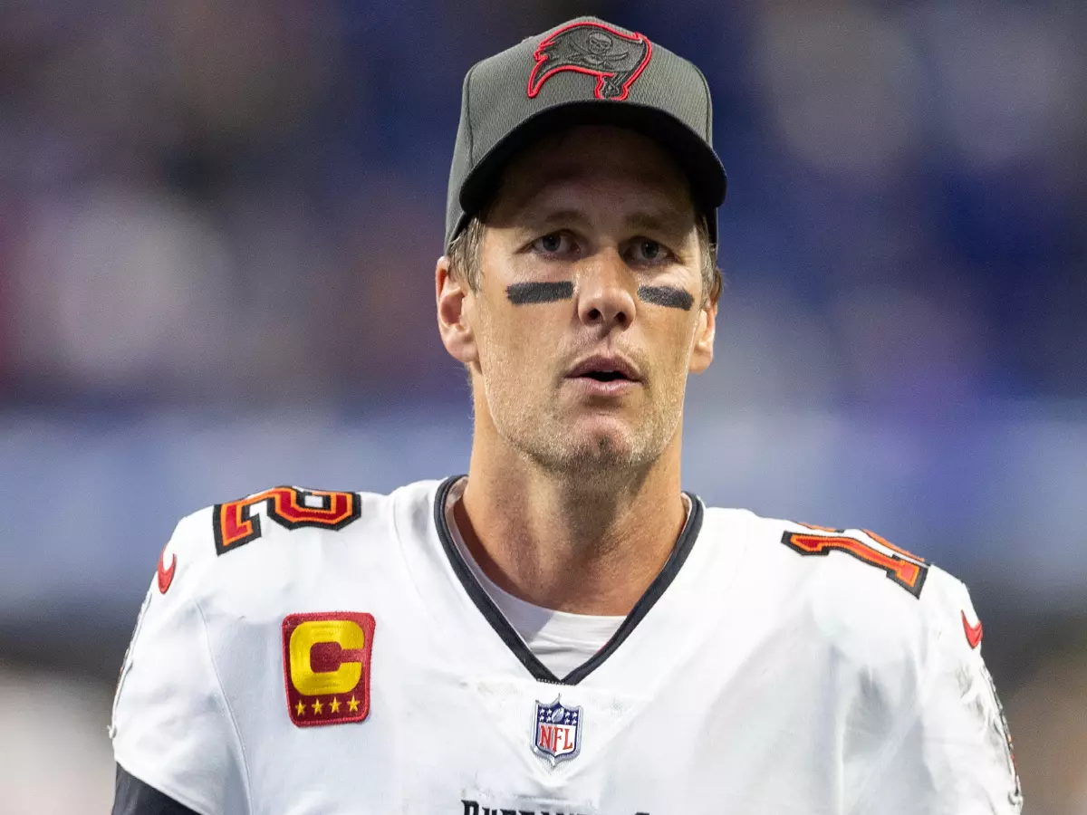 NFL, Tom Brady for the Tampa Bay Buccaneers vs Indianapolis Colts