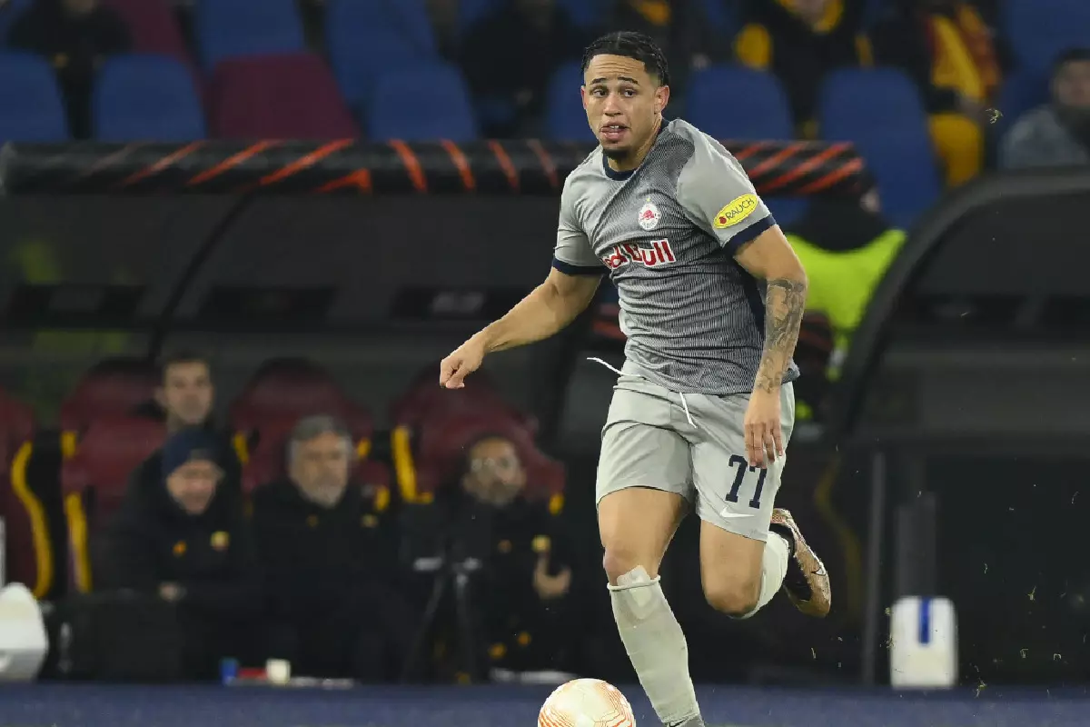 Noah Okafor for Red Bull Salzburg