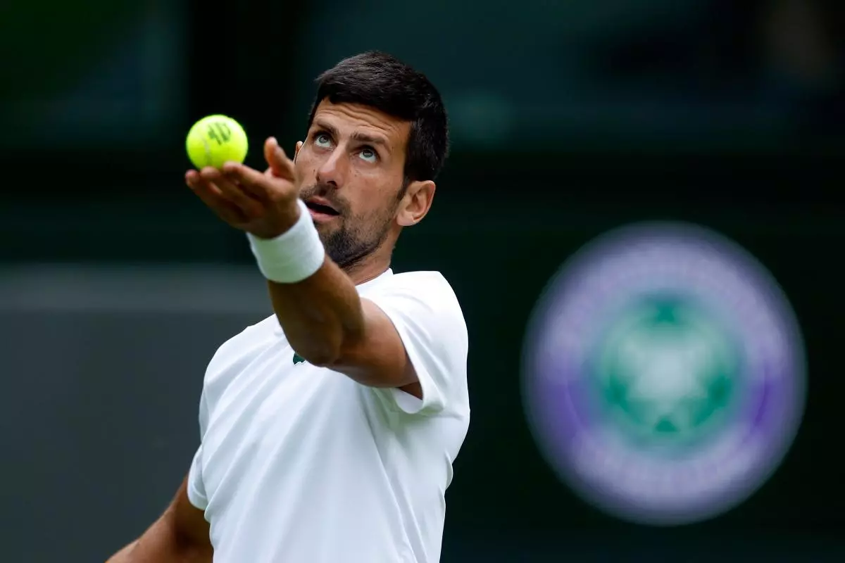Novak Djokovic Wimbledon draw