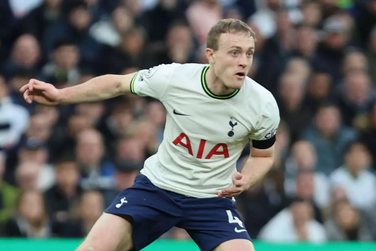 Oliver Skipp of Tottenham 19 Feb 2023