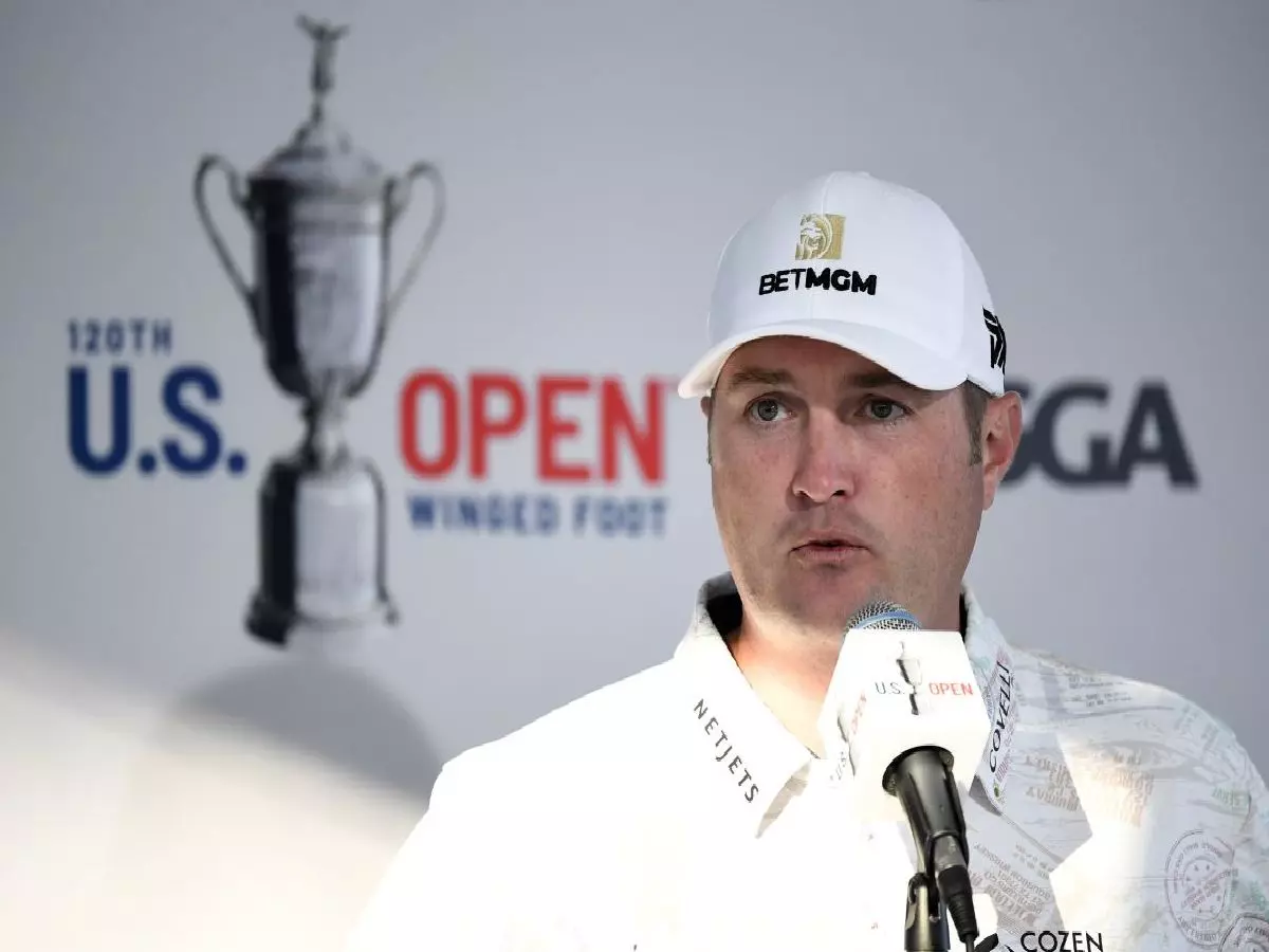 Jason Kokrak at the U.S. Open