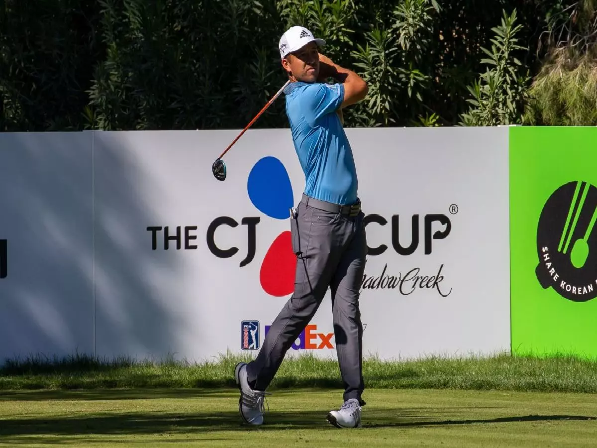 Xander Schauffele at the 2020 CJ Cup