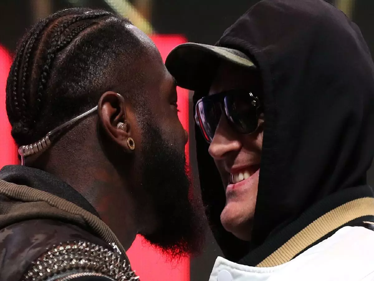 Deontay Wilder vs Tyson Fury face off February 2020 
