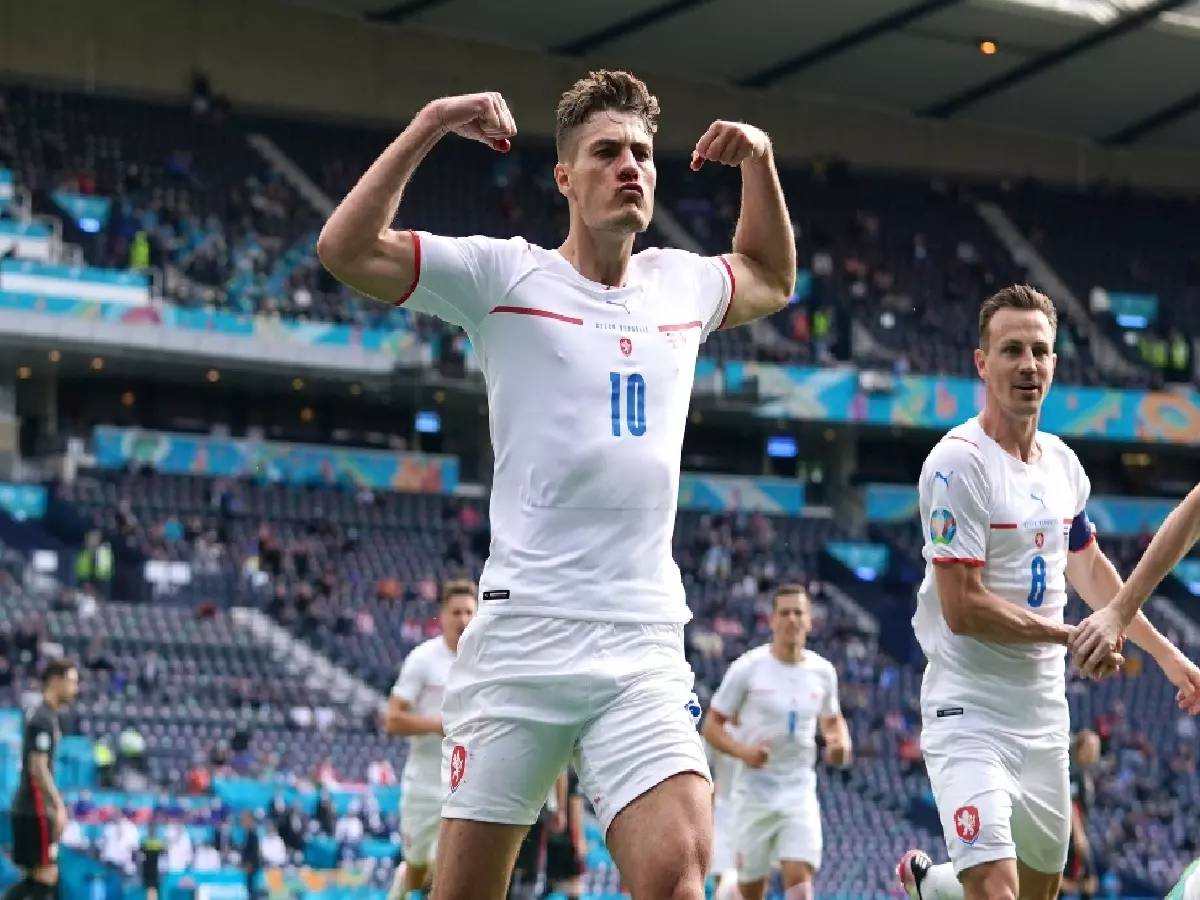 Patrik Schick representing Czech Republic at Euro 2020
