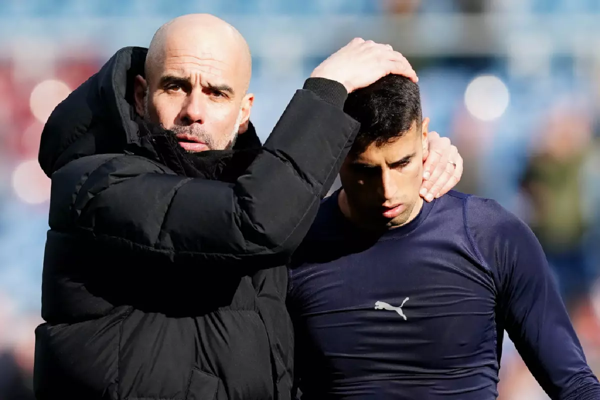 Pep Guardiola Joao Cancelo Jan 2023