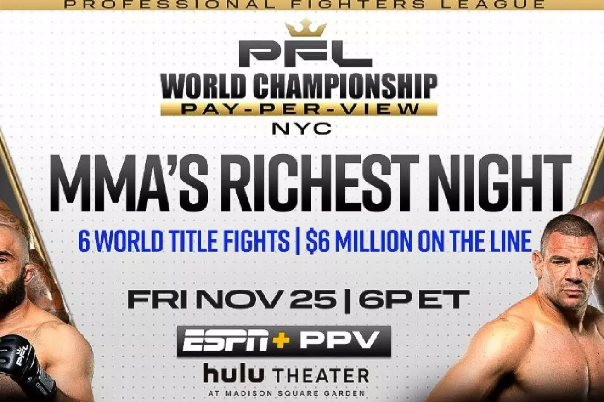 MMA's richest night