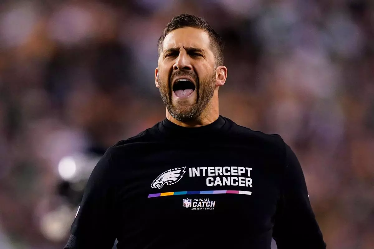 Philadelphia Eagles head coach Nick Sirianni