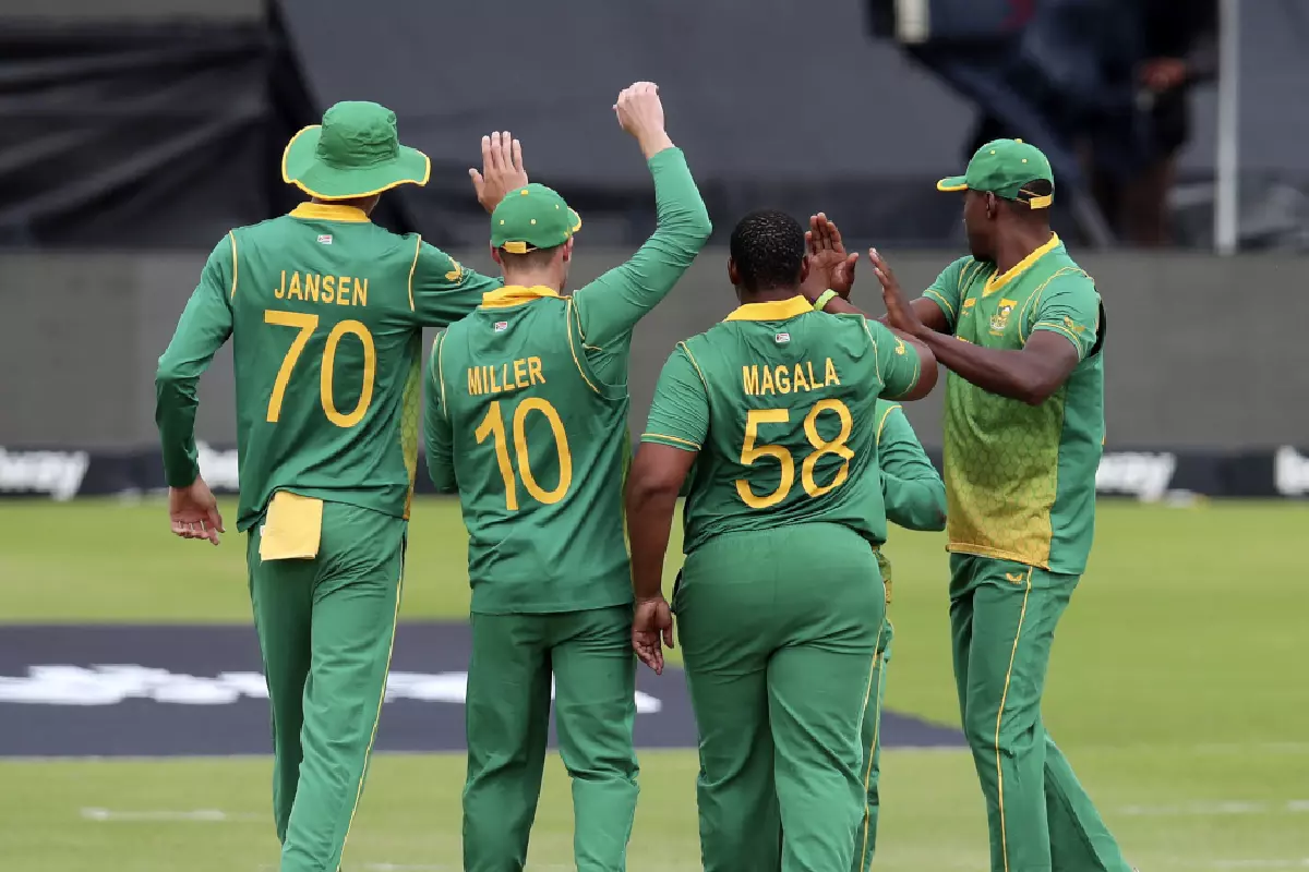 South Africa celebration