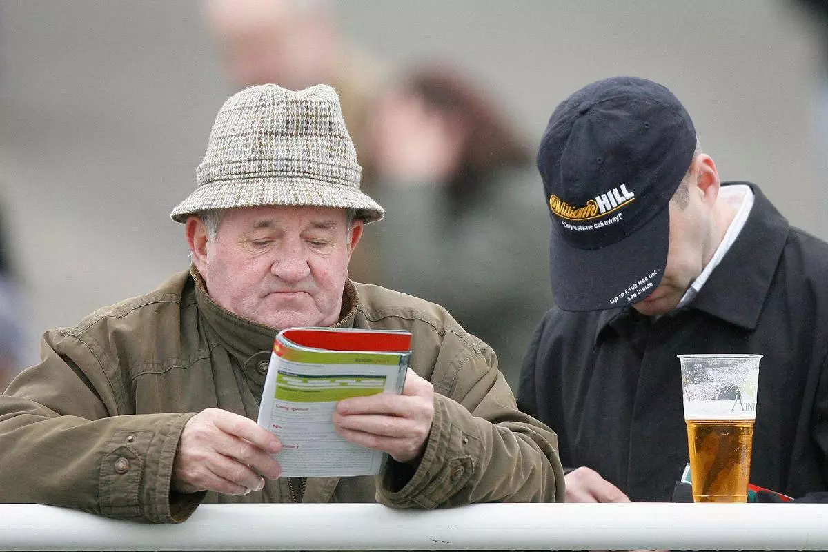 Aintree racegoer
