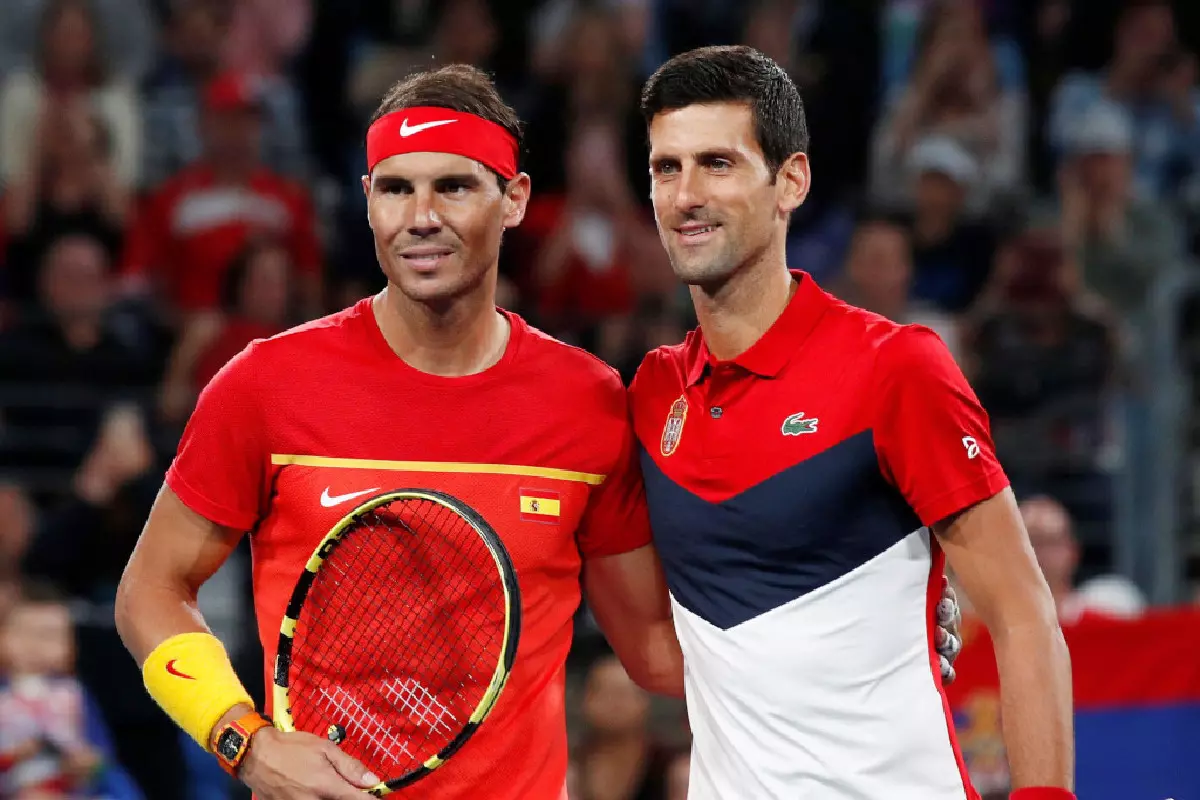 Rafael Nadal and Novak Djokovic - 2020