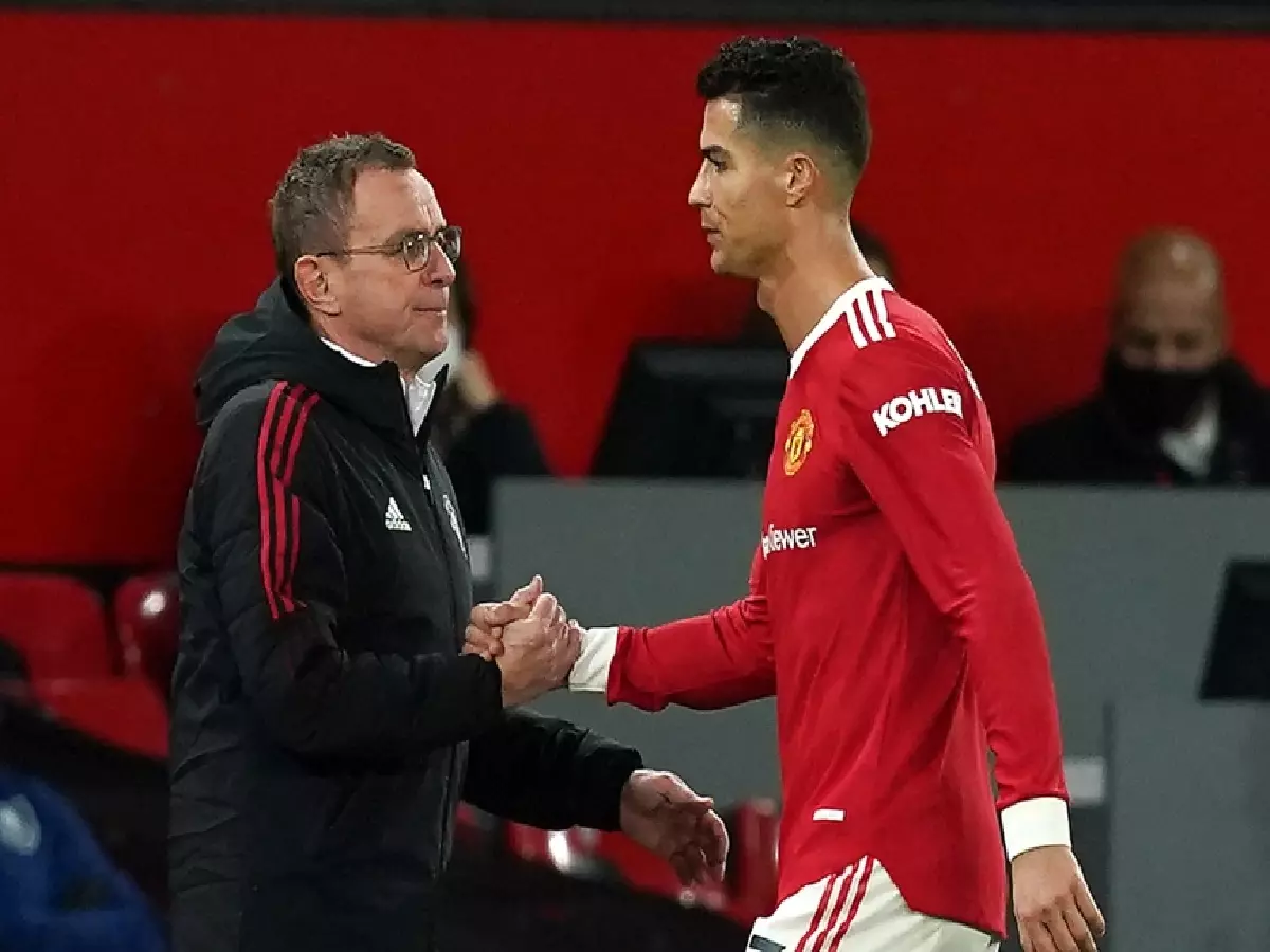 Ralf Rngnick Cristiano Ronaldo Man Utd Dec21