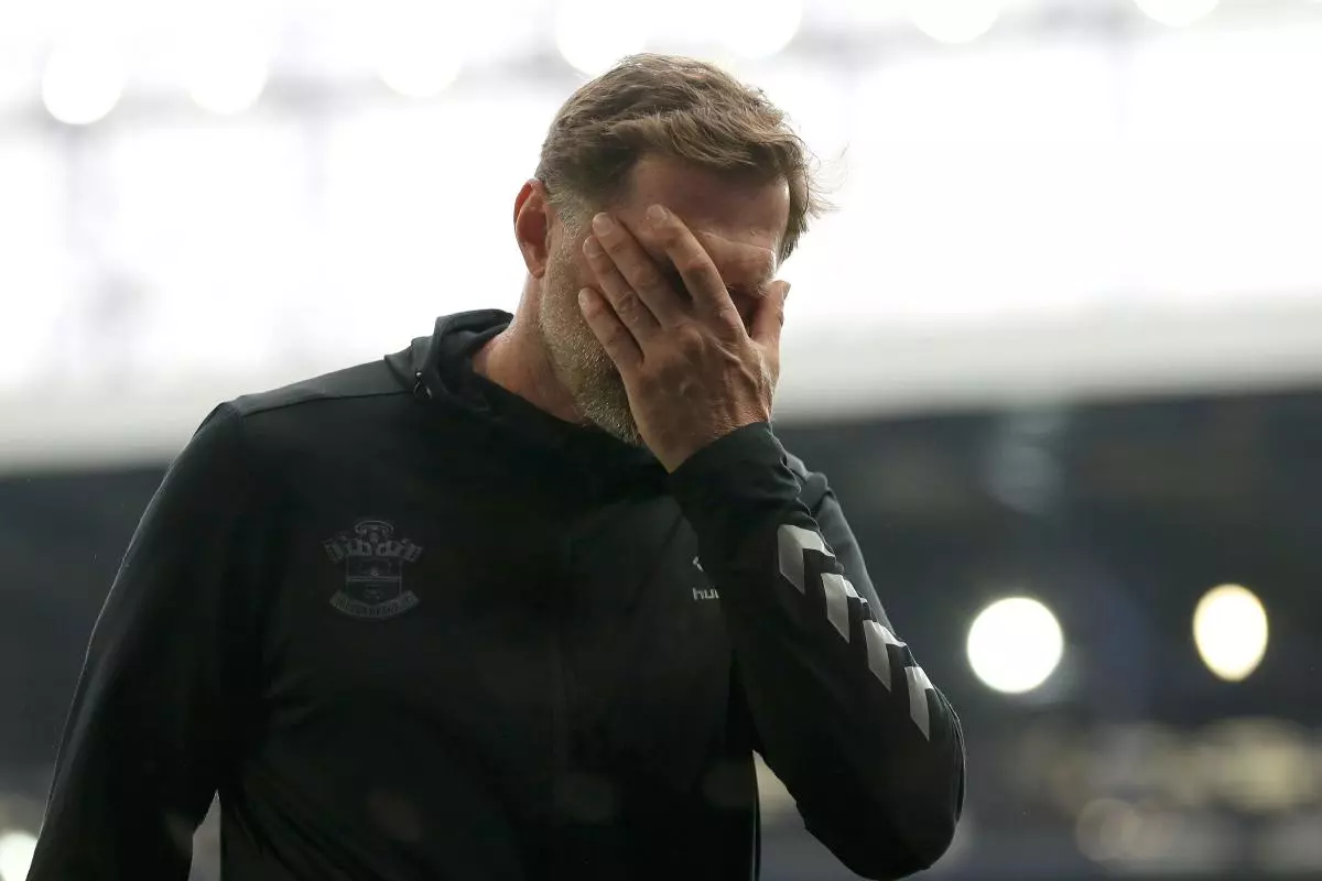 Ralph Hasenhuttl Southampton emotional