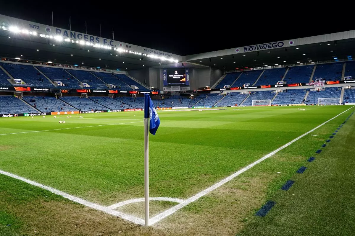 Rangers' Ibrox Stadium in Glasgow