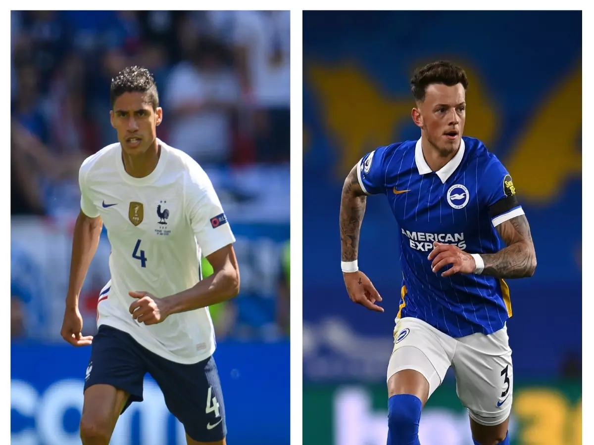 Raphael Varane, Ben White, head to head, comparison