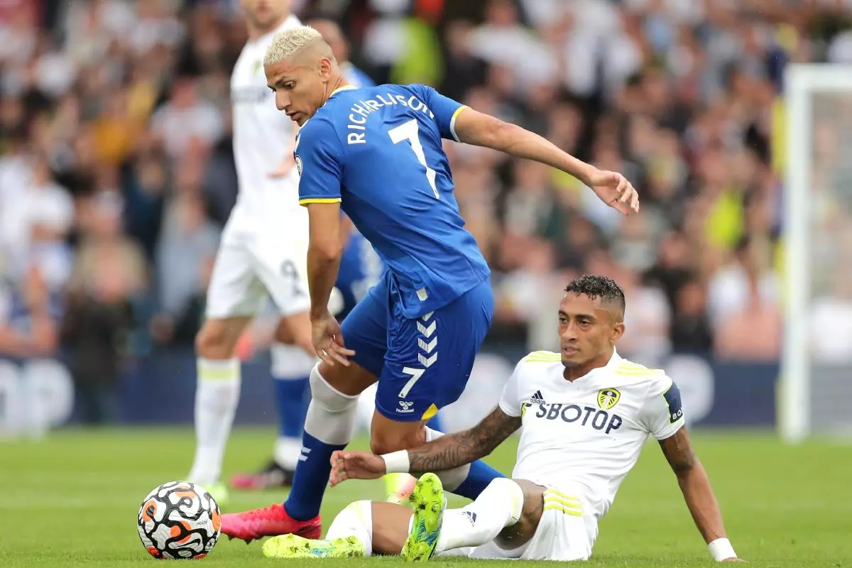 Richarlison vs Raphinha Everton vs Leeds
