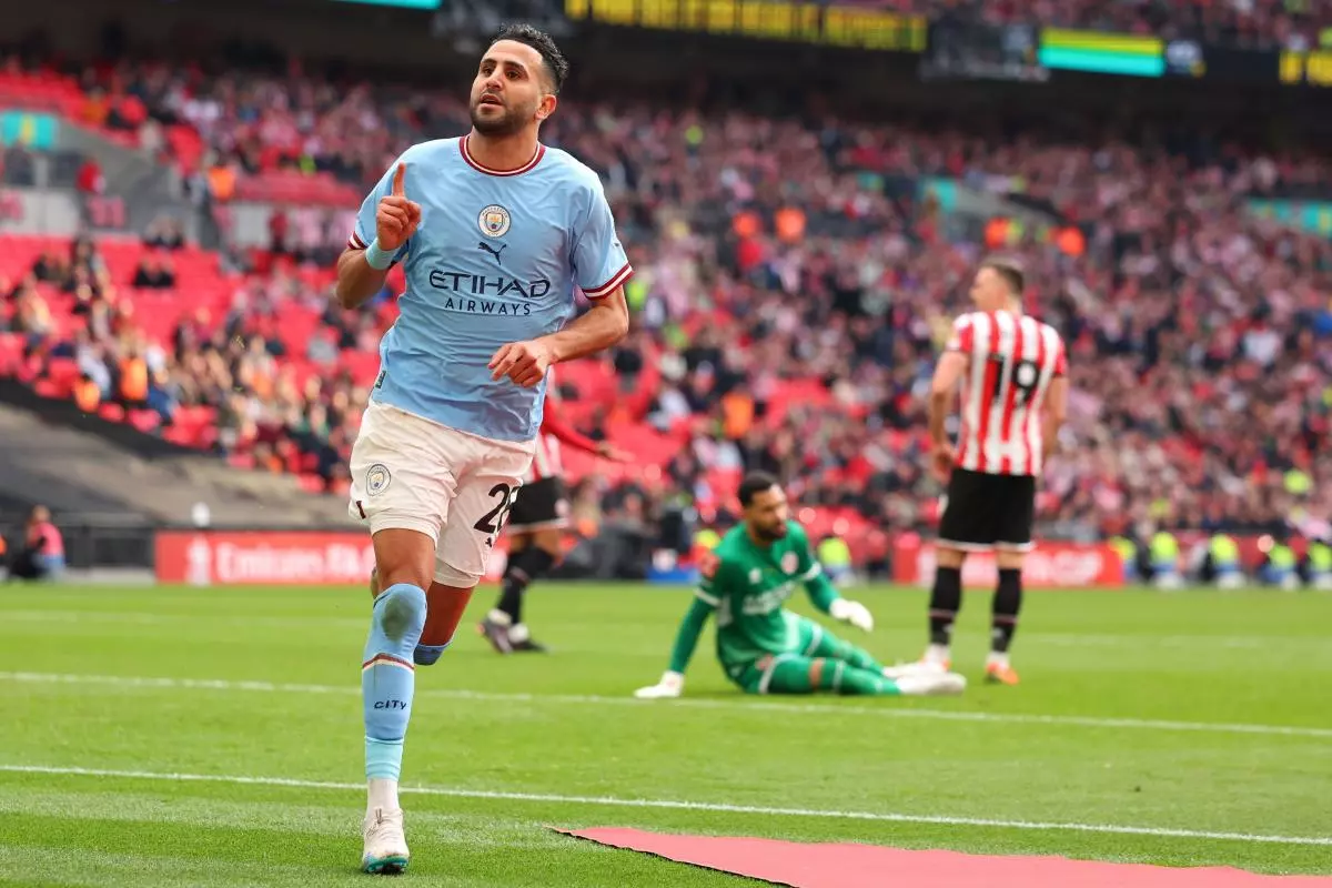 Riyad Mahrez of Manchester City 