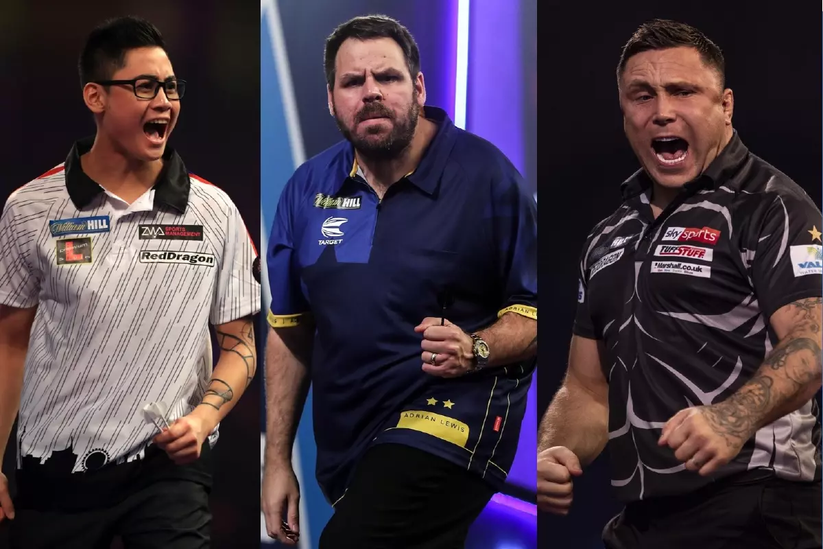 Rowby-John Rodriguez, Adrian Lewis, Gerwyn Price