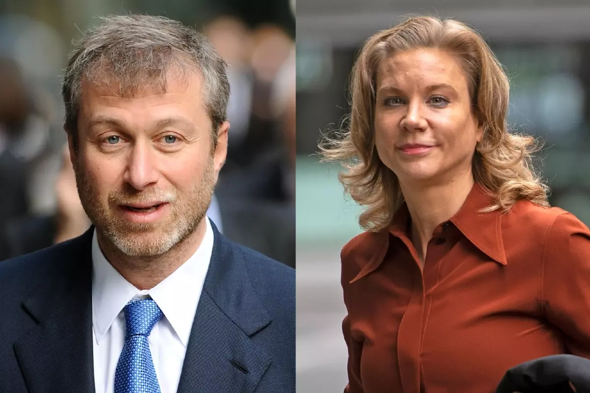 Roman Abramovich and Amanda Staveley