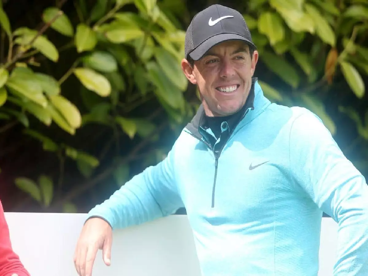 Rory McIlroy relaxed