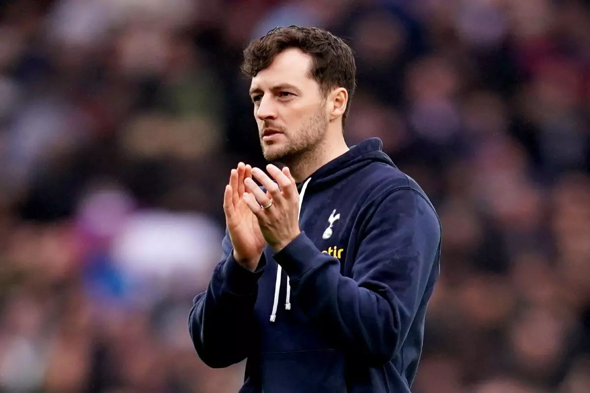Ryan Mason of Tottenham 26 May 2023