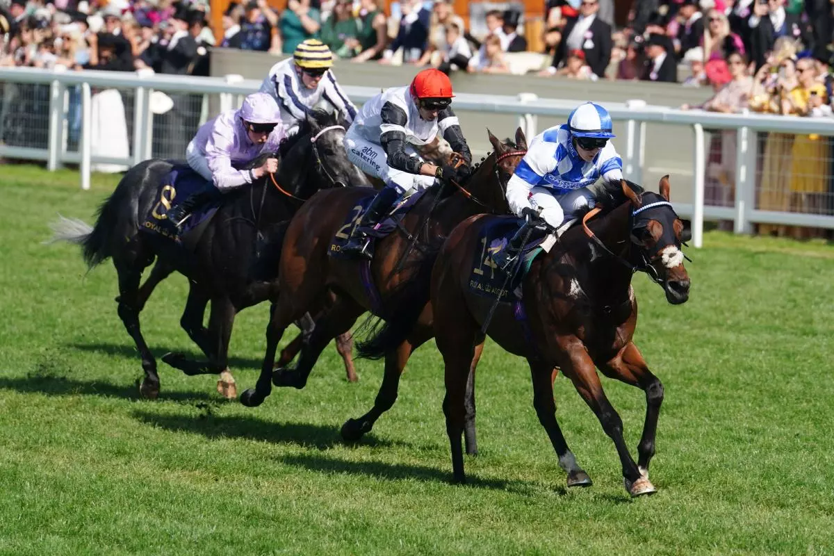 Saint Lawrence ridden by Hollie Doyle (right) wins The Wokingham Stakes during day five of Royal Ascot