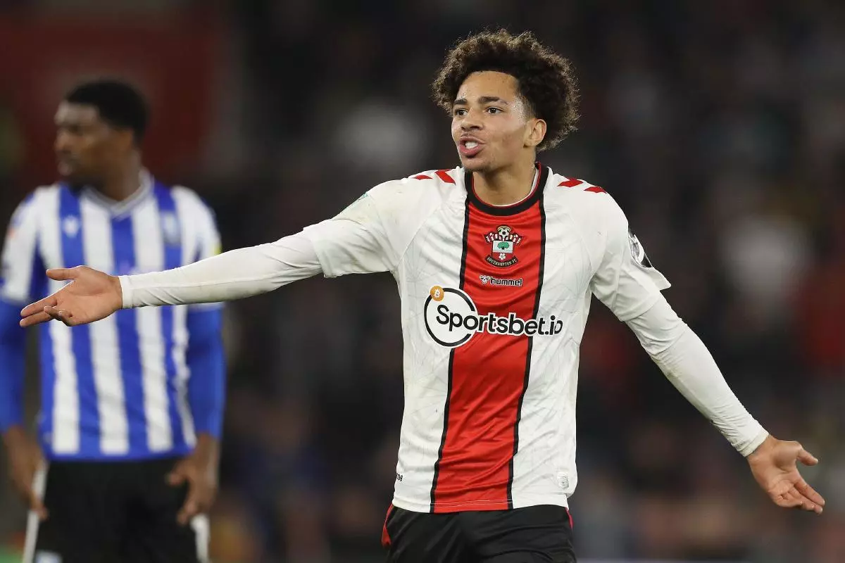 Samuel Edozie of Southampton