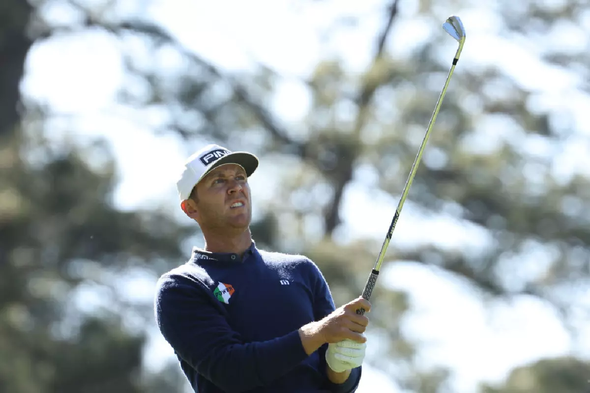Seamus Power at the Masters in Augusta