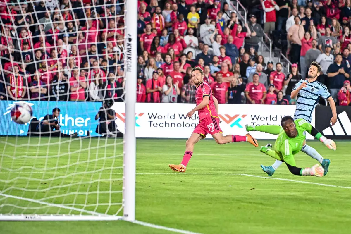 St Louis City scoring an MLS goal, May 20, 2023