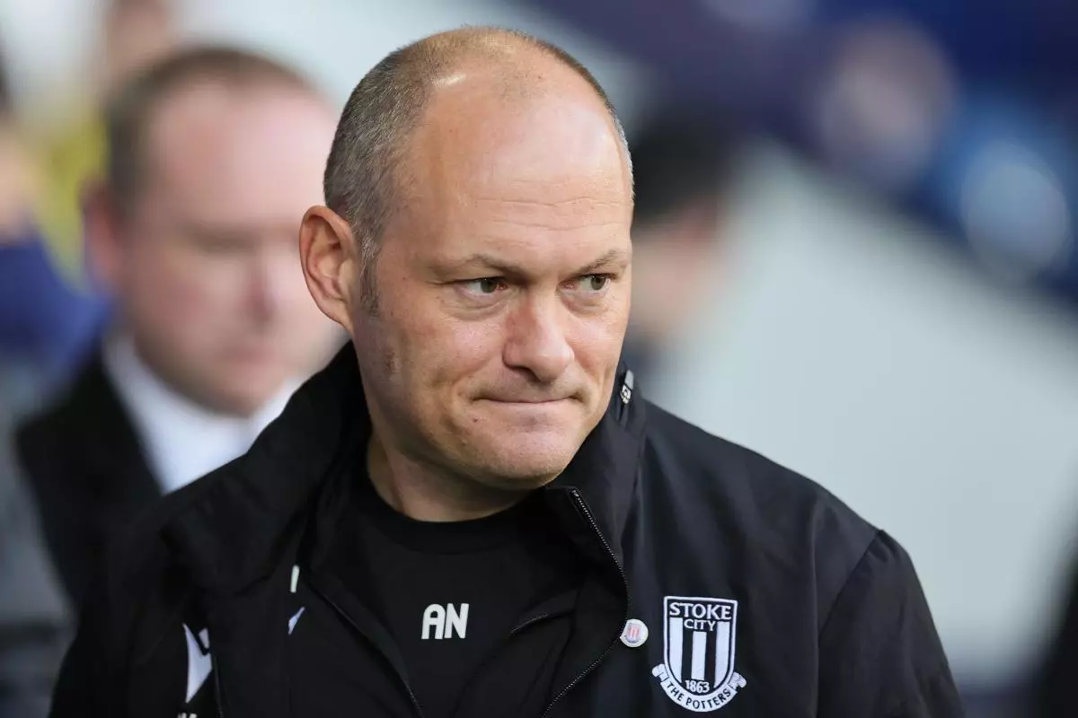 Stoke City manager Alex Neil 