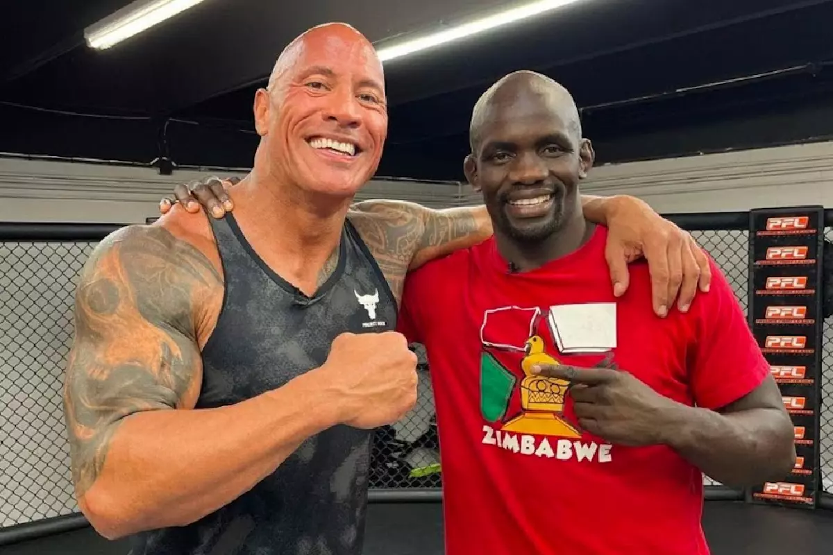 The Rock and Themba Gorimbo