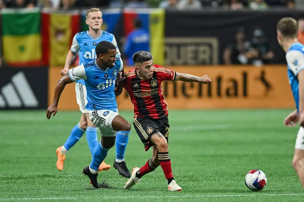 Thiago Almada in action for Atlanta United in MLS