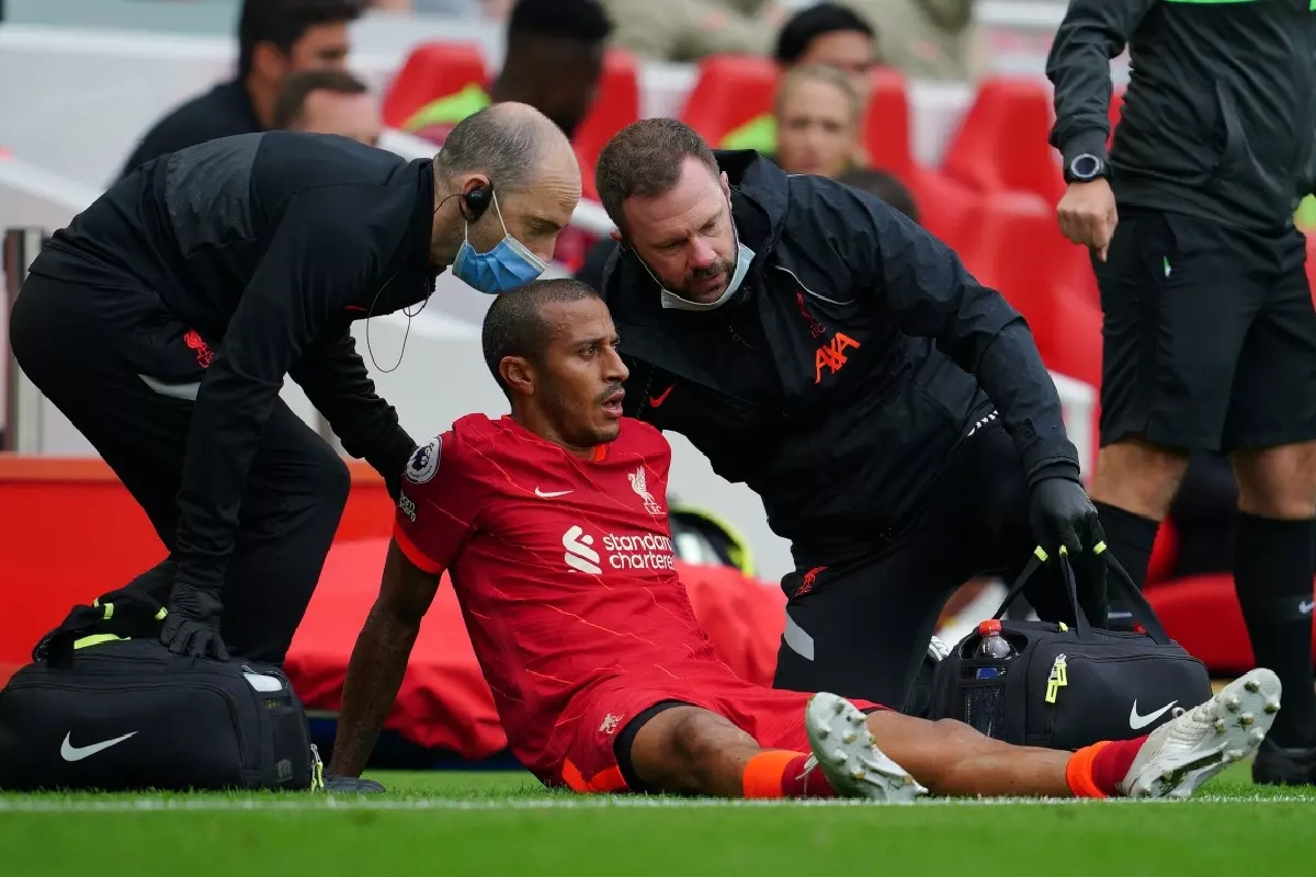 Thiago Liverpool injured Sep21