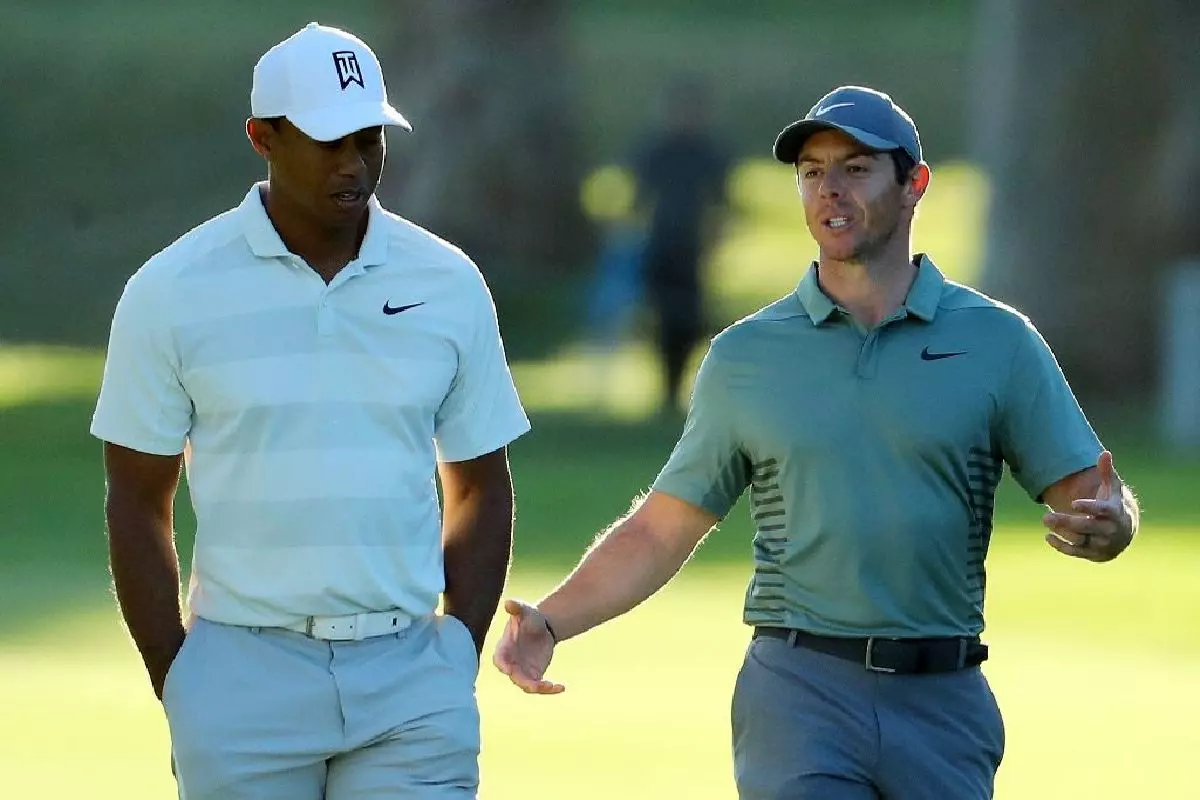 Tiger Woods and Rory McIlroy
