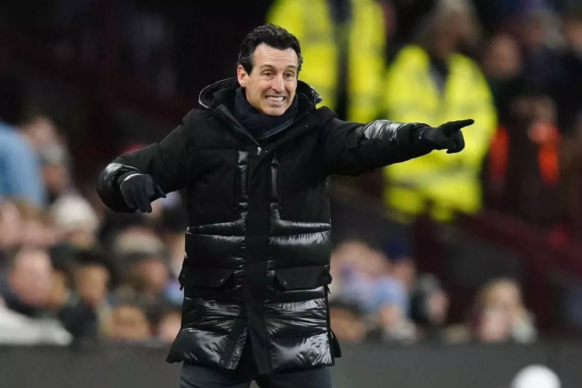 Unai Emery of Aston Villa Dec 2022