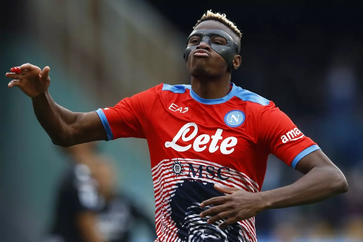 Victor Osimhen Napoli Mar22