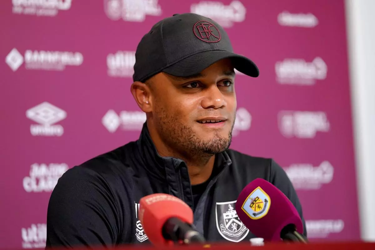 New Burnley manager Vincent Kompany