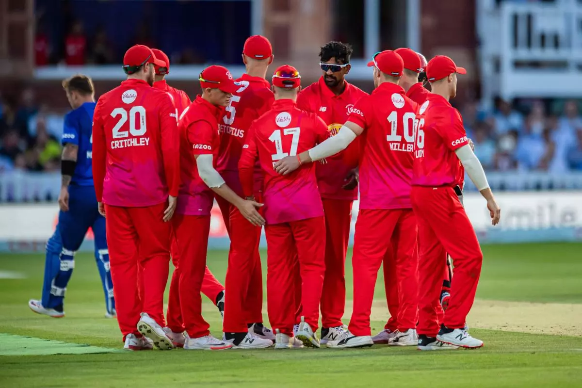 Welsh Fire in action during The Hundred 